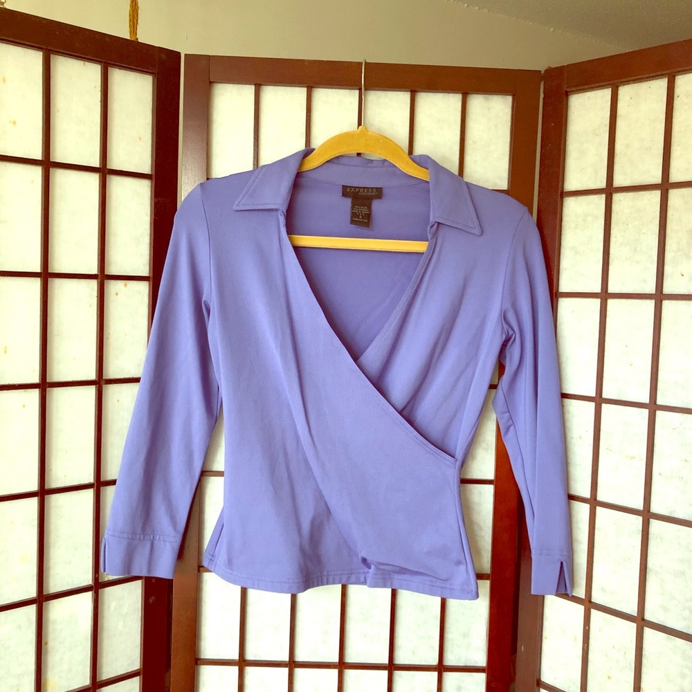 FINAL DROP Express Purple Top Size S